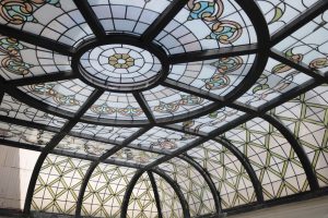 French Style Stained Glass Skylight