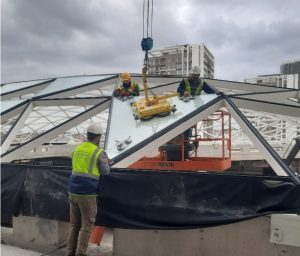 Combining Glass and Metal