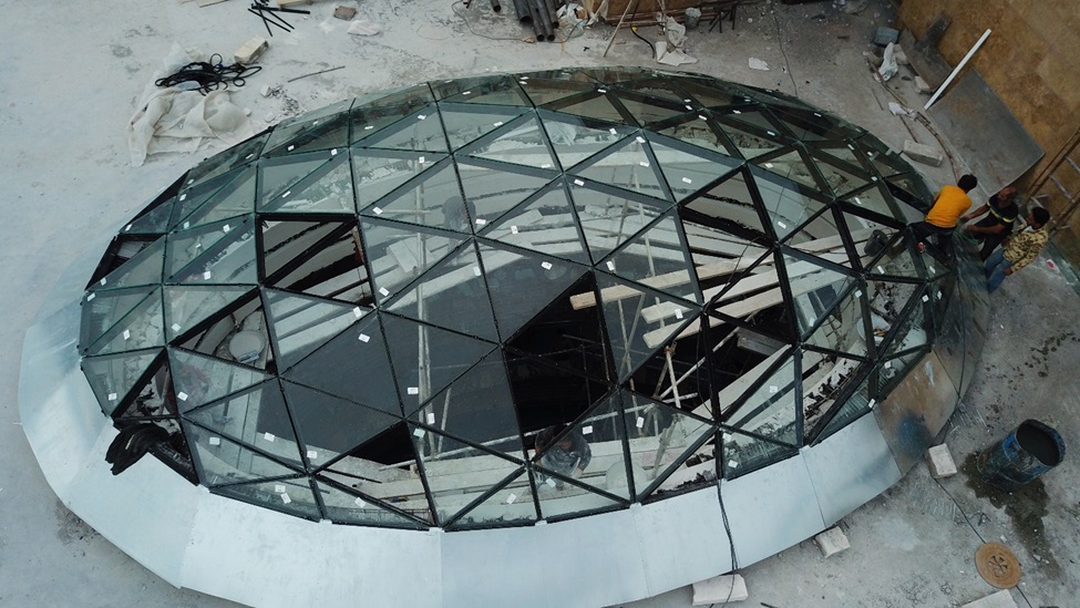 First Free Form Skylight in Iran